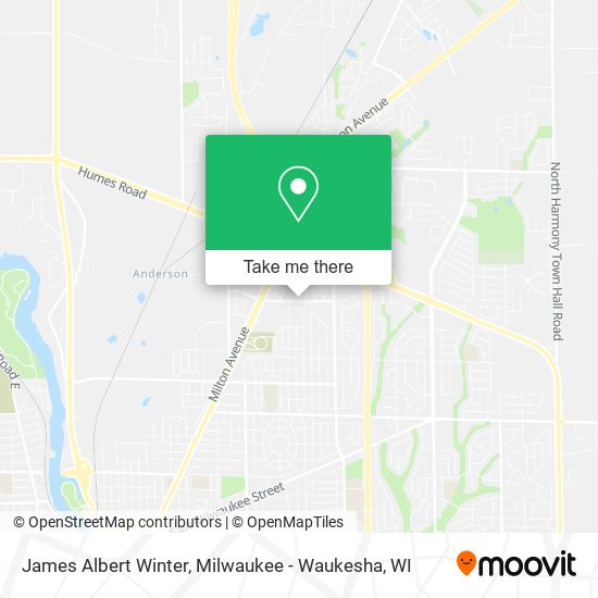 James Albert Winter map