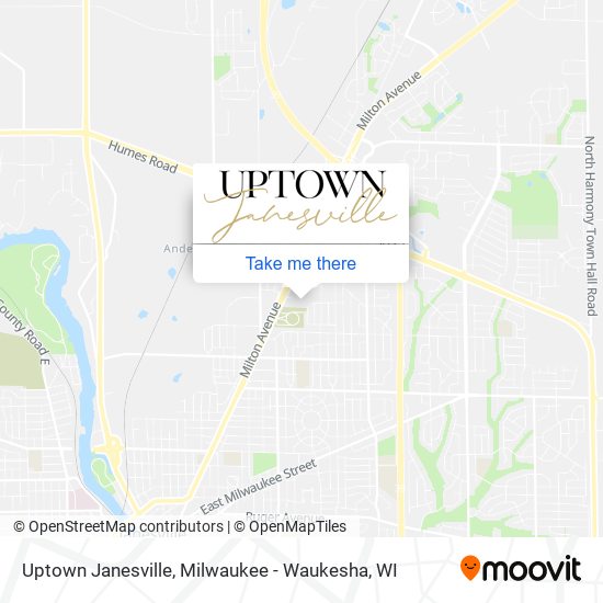 Mapa de Uptown Janesville