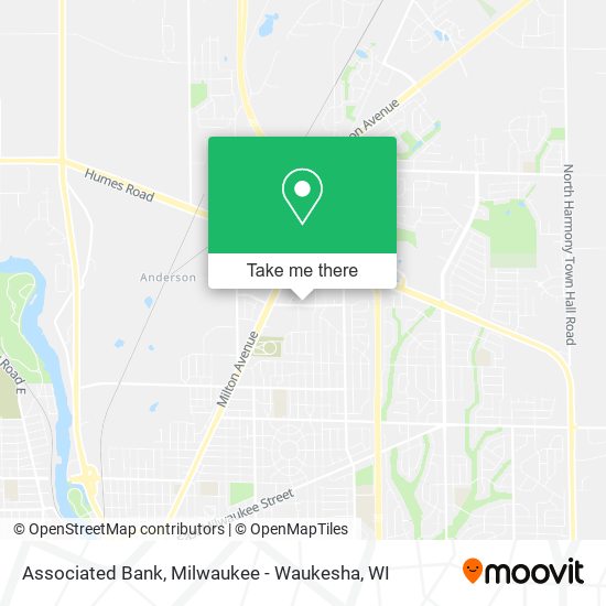 Associated Bank map