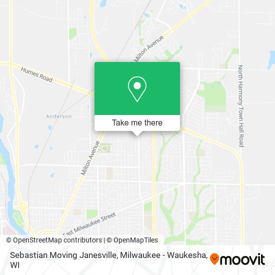 Mapa de Sebastian Moving Janesville