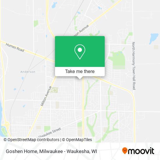 Goshen Home map
