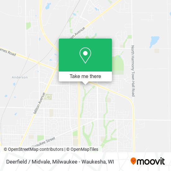 Deerfield / Midvale map