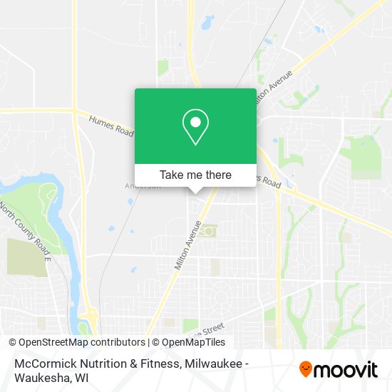 McCormick Nutrition & Fitness map