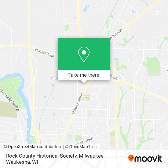 Rock County Historical Society map