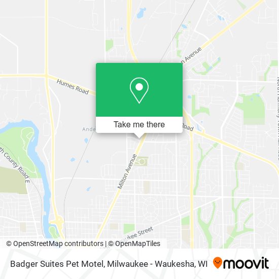 Mapa de Badger Suites Pet Motel