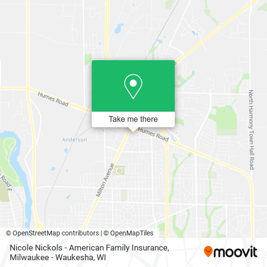 Mapa de Nicole Nickols - American Family Insurance