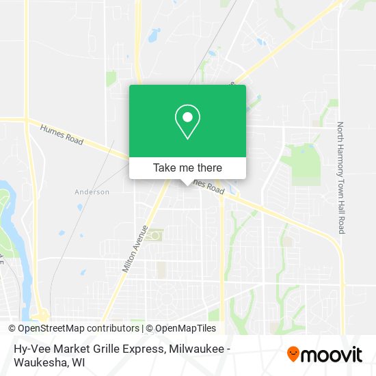 Mapa de Hy-Vee Market Grille Express