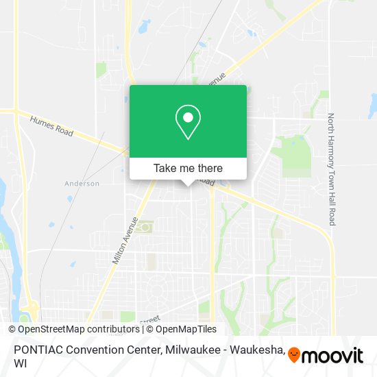 PONTIAC Convention Center map