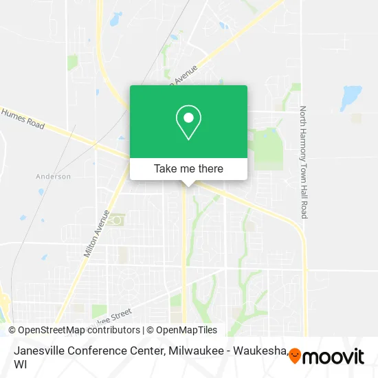 Mapa de Janesville Conference Center