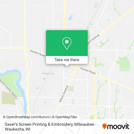 Saxer's Screen Printing & Embroidery map