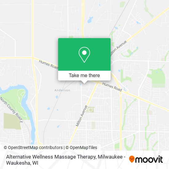 Mapa de Alternative Wellness Massage Therapy