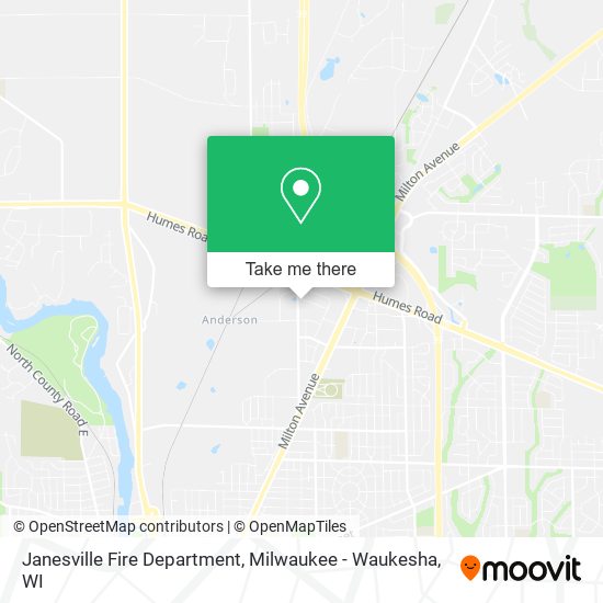Mapa de Janesville Fire Department
