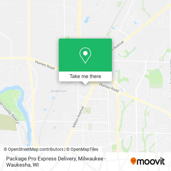 Mapa de Package Pro Express Delivery