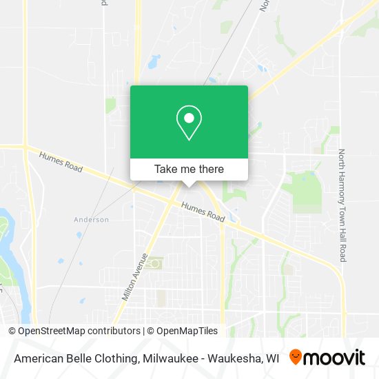 American Belle Clothing map