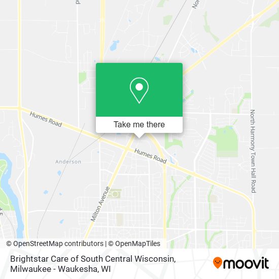 Mapa de Brightstar Care of South Central Wisconsin