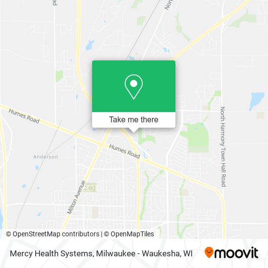 Mapa de Mercy Health Systems