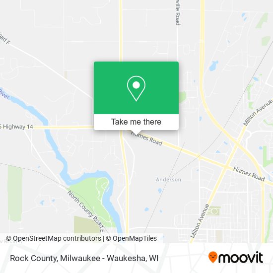 Rock County map