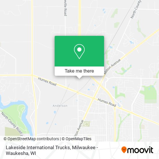 Lakeside International Trucks map