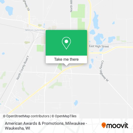 American Awards & Promotions map