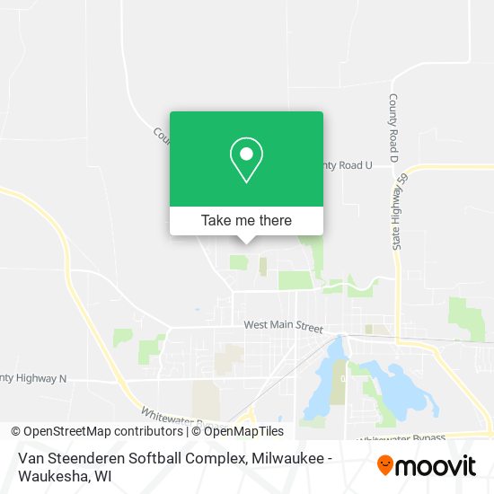 Van Steenderen Softball Complex map