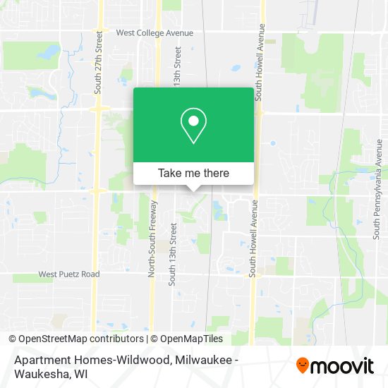 Mapa de Apartment Homes-Wildwood
