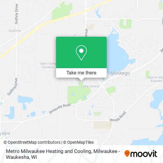 Mapa de Metro Milwaukee Heating and Cooling