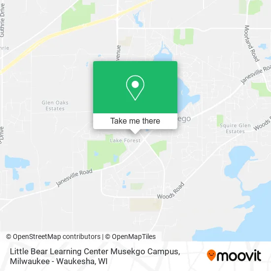 Little Bear Learning Center Musekgo Campus map