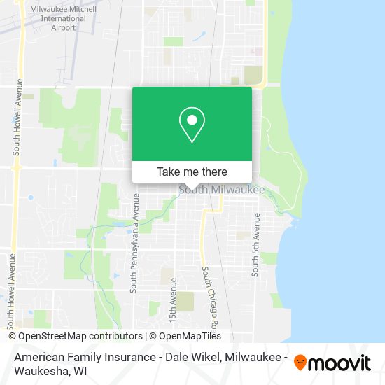 American Family Insurance - Dale Wikel map