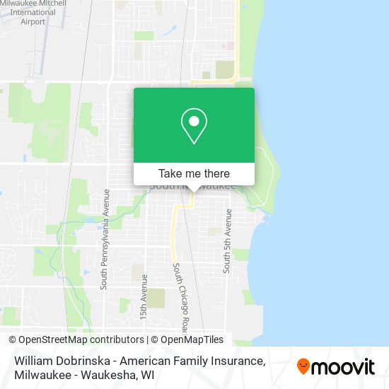 William Dobrinska - American Family Insurance map