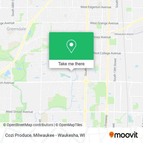 Cozi Produce map