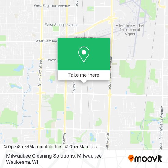 Milwaukee Cleaning Solutions map