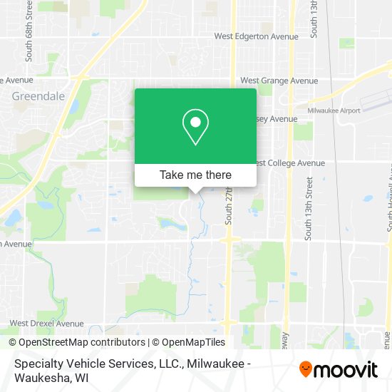 Specialty Vehicle Services, LLC. map