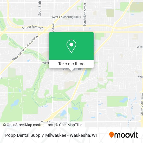 Popp Dental Supply map