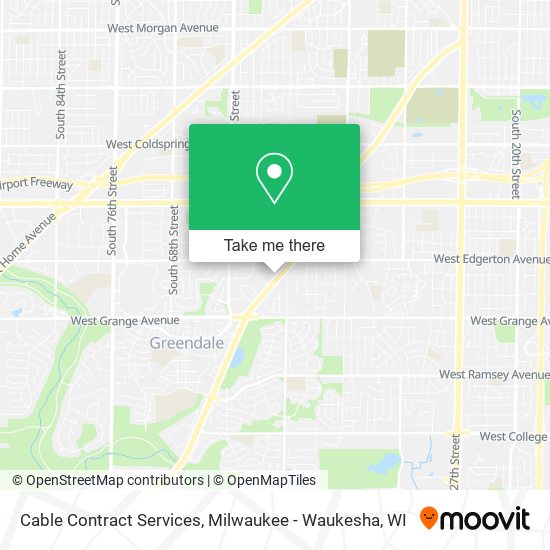 Cable Contract Services map