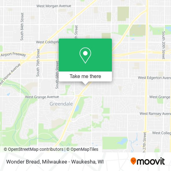 Wonder Bread map