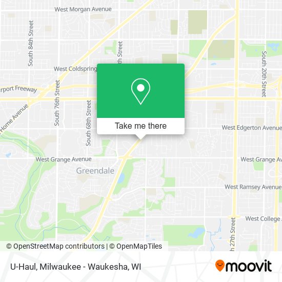 U-Haul map