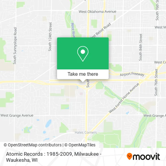 Mapa de Atomic Records : 1985-2009