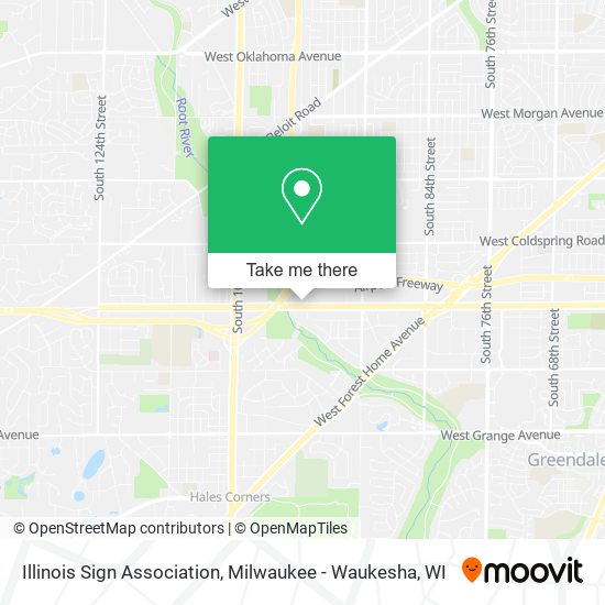 Mapa de Illinois Sign Association