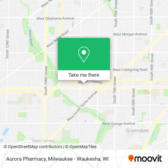 Aurora Pharmacy map