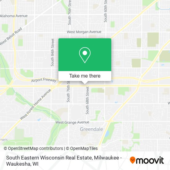 South Eastern Wisconsin Real Estate map