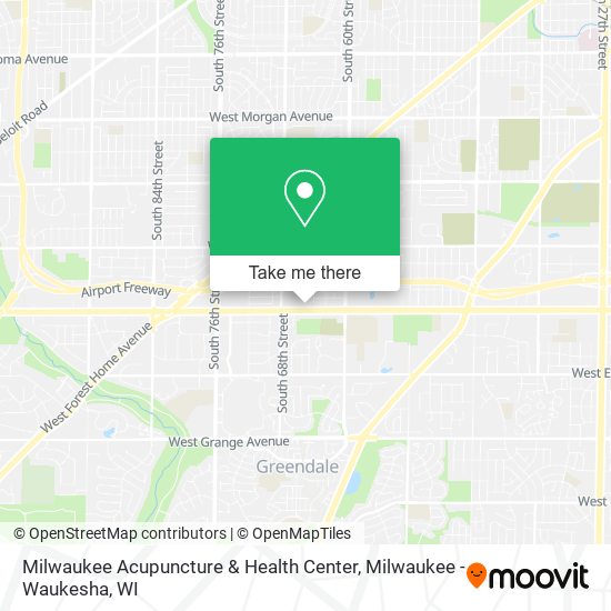 Mapa de Milwaukee Acupuncture & Health Center