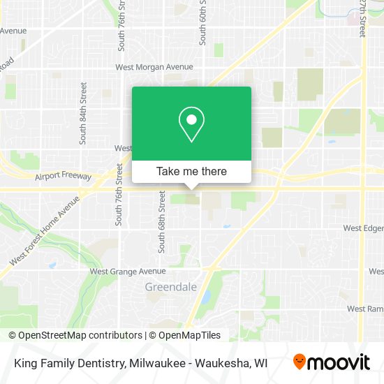 Mapa de King Family Dentistry