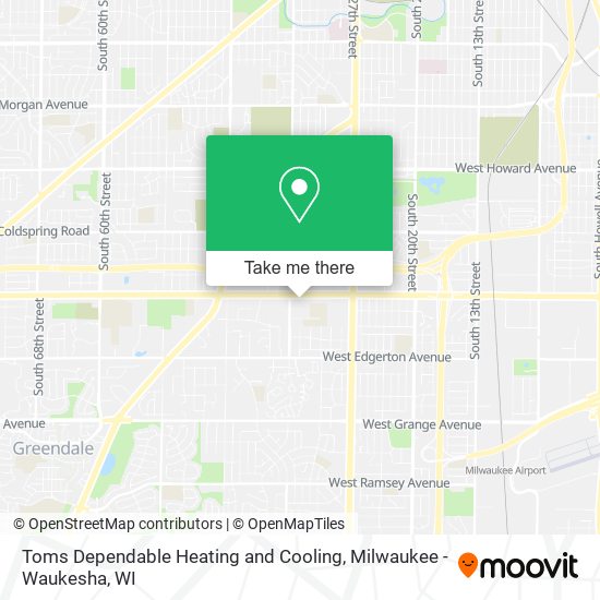 Mapa de Toms Dependable Heating and Cooling