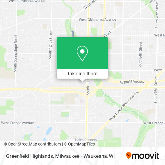 Mapa de Greenfield Highlands