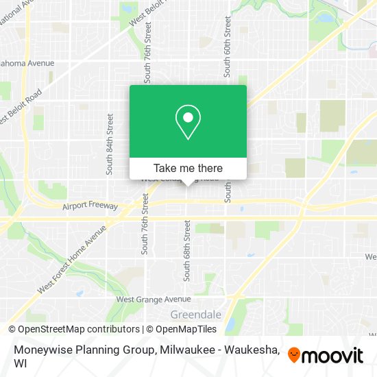 Mapa de Moneywise Planning Group