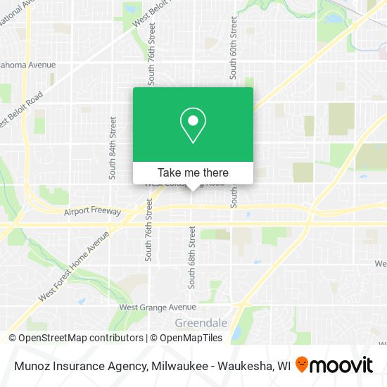 Mapa de Munoz Insurance Agency