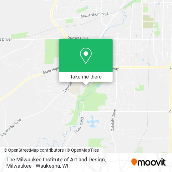 The Milwaukee Institute of Art and Design map