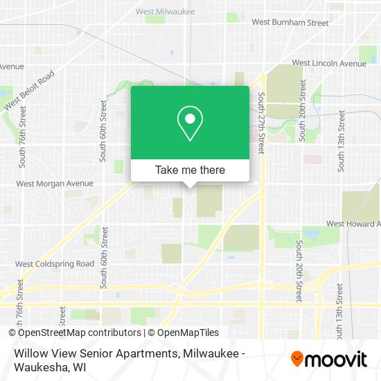 Willow View Senior Apartments map