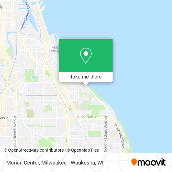 Marian Center map