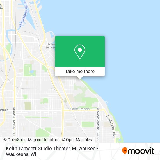 Keith Tamsett Studio Theater map